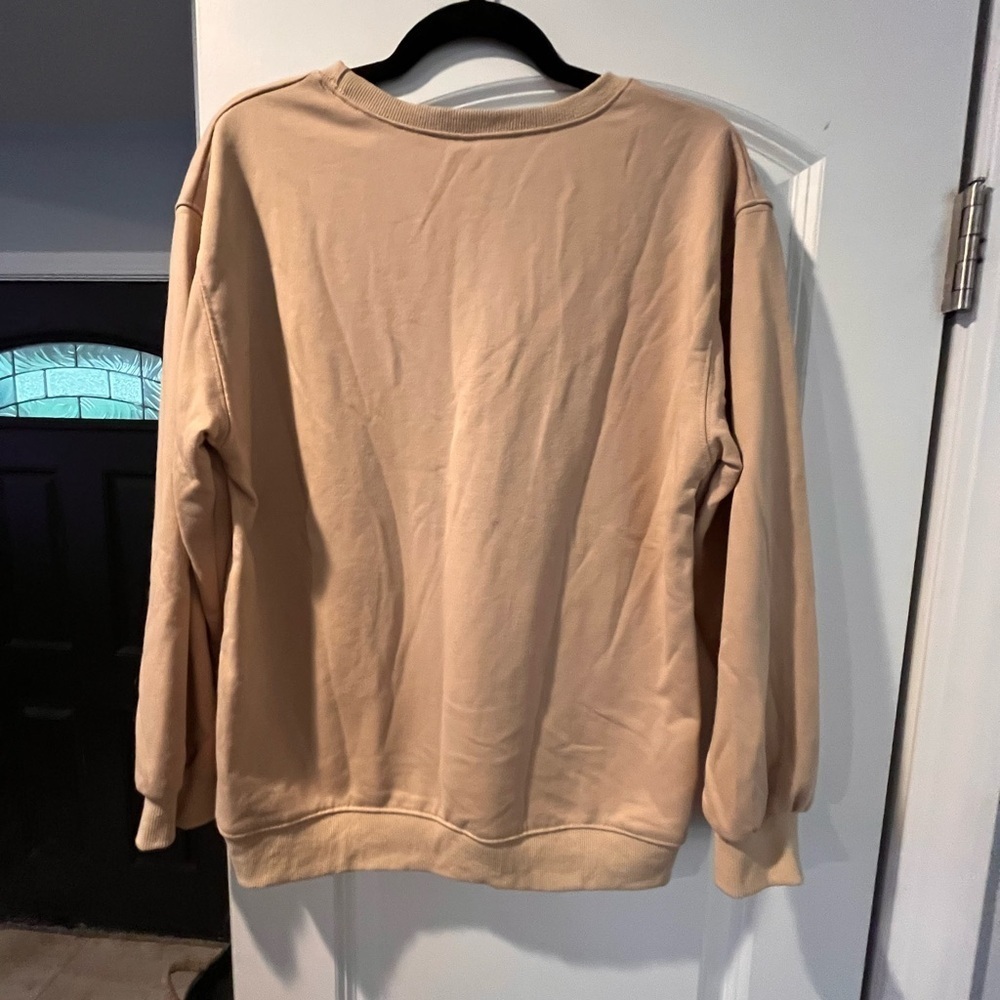Tan Crewneck Sweatshirt - Picture 4 of 6